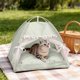 thumbnail image 4 of All-Season Portable Pet Tent House with Cushion, Indoor Outdoor Cat Bed Enclosed Safe Haven, Pop Up Ventilated Travel Carrier for Cats Small Dogs, Cozy Catio for Garden Patio, Durable Pop-Up Pet Bed, 4 of 7