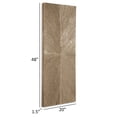 thumbnail image 6 of Benjara Ernest 20 x 48 Wall Decor, Carved Sunburst Design, Wood Panel, Brown Finish, 6 of 6