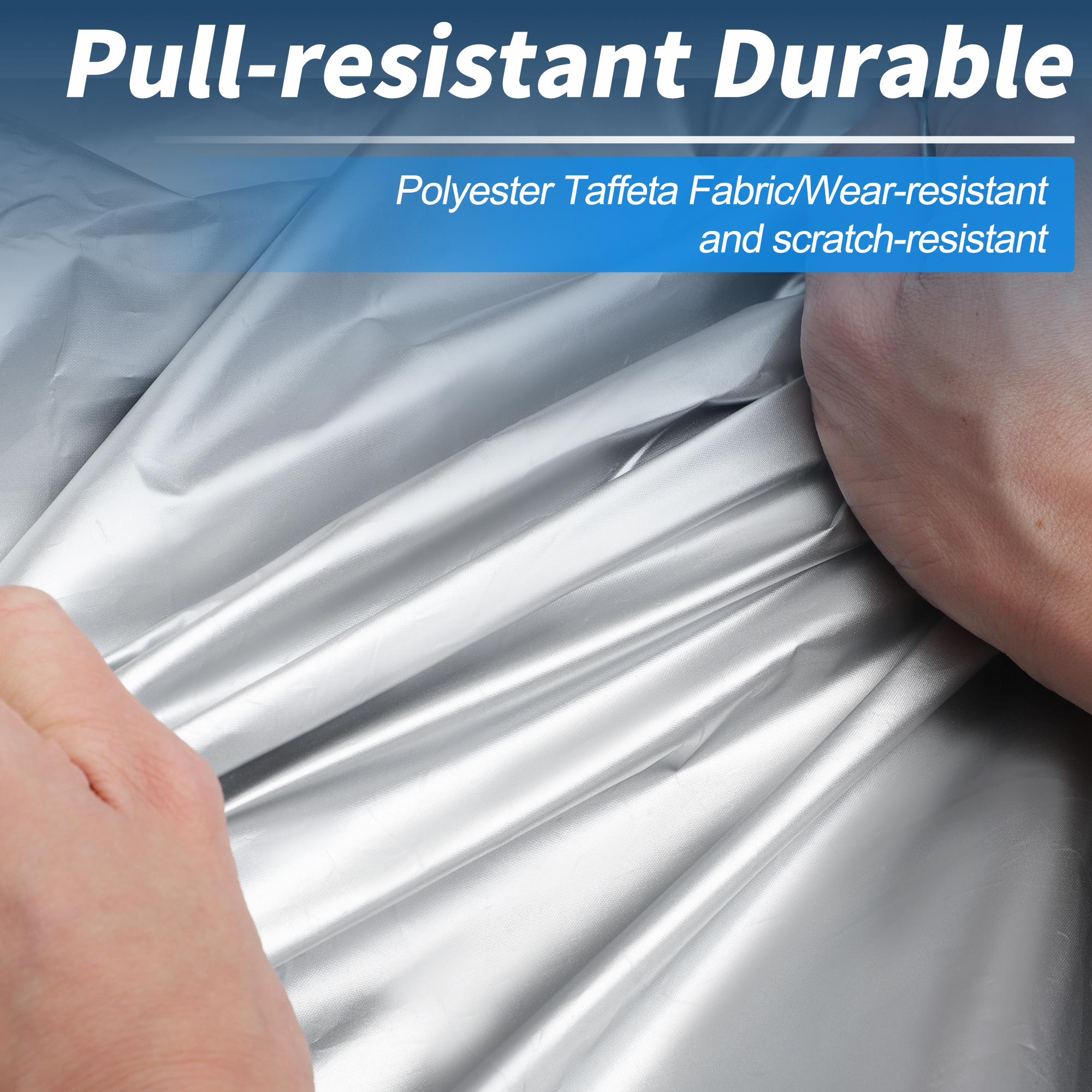 Universal Motorcycle Cover Rain Dust Protector Lightweight Fabric Waterproof Scooter Cover Motorbike Cover with Lock-Hole All Weather Protection  Fits Up to 245cm/96"
