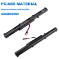 thumbnail image 2 of A41N1501 Laptop Battery for Asus Rog G752VW GL752 GL752JW GL752V GL752VLM GL752VW GL752VW-DH74 GL752VWM N552 N552V N552VW N552VX N752 N752V Series A41LK9H L41LK2H, 2 of 10