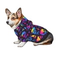 thumbnail image 7 of Honeii mushroom rainbow color Skull Print Small Dog Hoodies Pet Hooded Sweatshirts Fall Winter Puppy Cat Sweaters Warm Clothes for Small Dogs Outfits Costume-XX-Large, 7 of 7