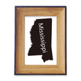 thumbnail image 1 of USA Map Outline Photo Frame Exhibition Display Art Desktop Painting, 1 of 3