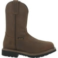thumbnail image 2 of Dan Post Work Boots Mens 11" Leather Square Toe Brown DP45371, 2 of 7