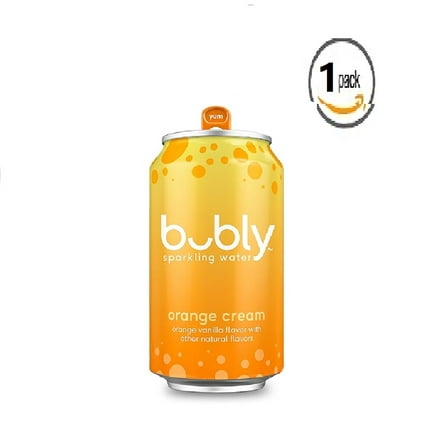 bubly Orange Creamsicle Sparkling Water, 12 fl oz, 1  Cans