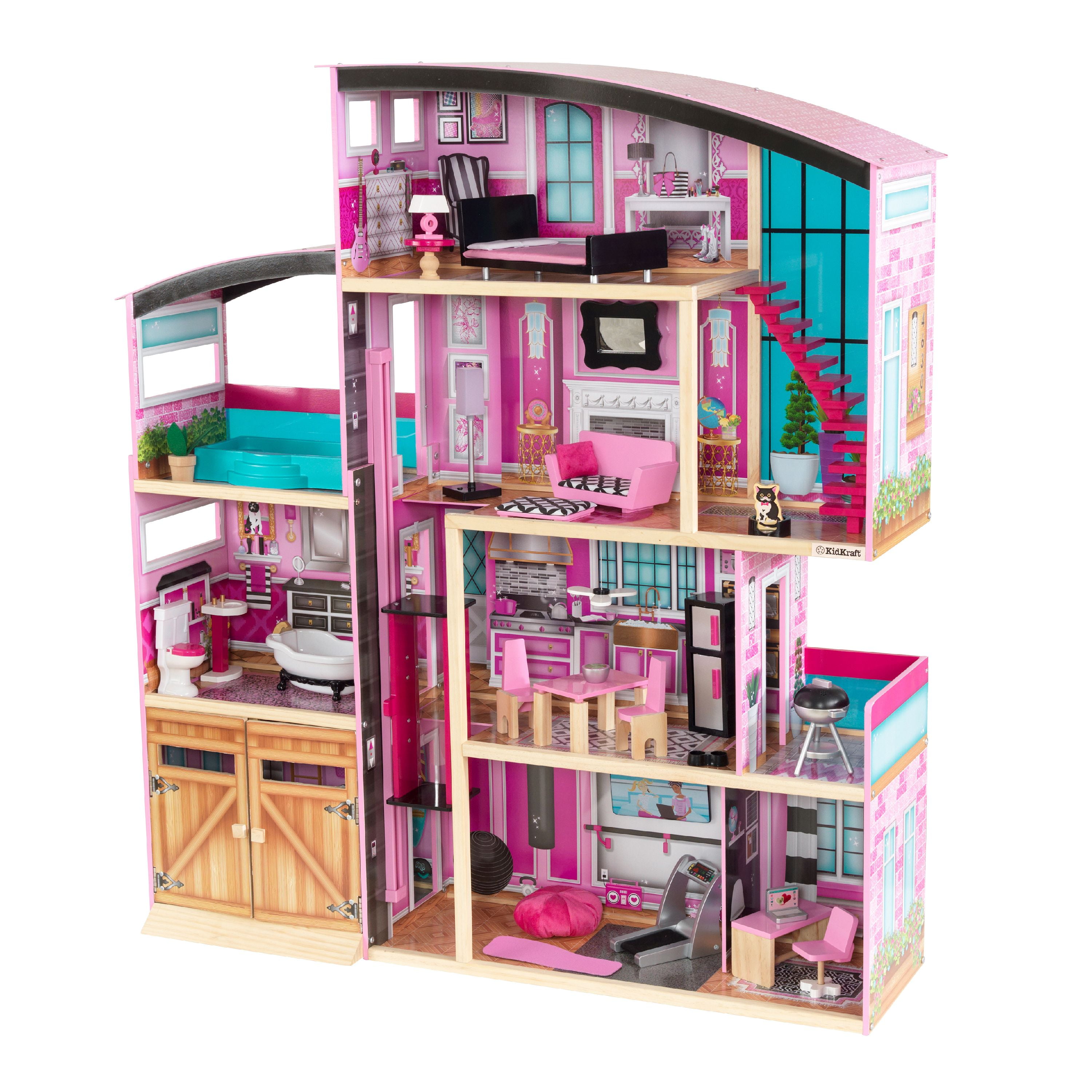 KidKraft Shimmer Mansion with 30 