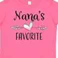 thumbnail image 4 of Inktastic Nana's Favorite- Heart Grandchild Boys or Girls Toddler T-Shirt, 4 of 5