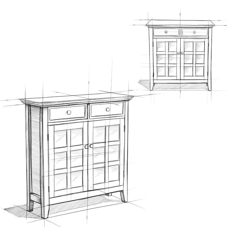 Acadian Entryway Shoe Storage Cabinet – Simpli Home