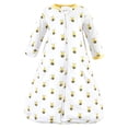 thumbnail image 4 of Saco de dormir portátil de algodón Hudson Baby Daisy Bee 3-9M, 4 of 4