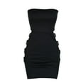 thumbnail image 3 of Liacowi Women Sexy Strapless Bodycon Mini Dress Rhinestone Cutout Sleeveless Slim Fit Tube Dress Wrap Hollow Night Out Dress, 3 of 7