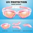 thumbnail image 6 of GPED Swim Goggles, Pack of 2 Swimming Goggles, Anti-Fog No Leaking Anti-UV Youth Swim Glasses for Adult Women Men, 6 of 8