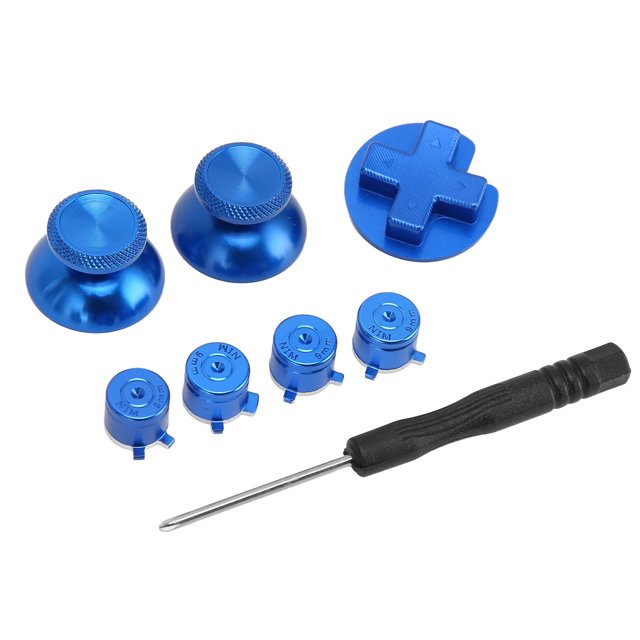 Metal Controller Repair Buttons,Controller Repair Buttons Set Repair ABXY Cross Buttons Controller Repair Buttons Finely Tuned Performance