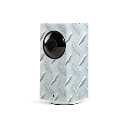 MightySkins Skin for Wyze Cam V2 - Black Diamond Plate | Protective, Durable, and Unique Vinyl Decal wrap cover | Easy To Apply, Remove, and Change Styles | Made in the (Best Way To Remove Decals)