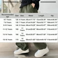 thumbnail image 4 of AHTJRT Parachute Pants for Boys Baggy Wide Leg Pants with Multiple Pockets Casual Fall Spring Outdoor Leisure Activewear Cargo Pants Black 13-14 Years, 4 of 8