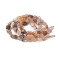 thumbnail image 4 of Natural Rutilated Quartz Beads Strands Tumbled Stone 5-12x5-8mm Hole: 1mm 47pcs/strand 15.7 inch(40cm), 4 of 5