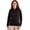 Black, variant on Clique LQK00091 Haven Recycled Womens Full Zip Hooded Sweatshirt-Pure Slate-XXL