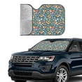 thumbnail image 4 of Disketp Windshield Sun Shade, Car Sun Shade For Front Window Foxes And Birds In Forest Sunshades Sun Visor Protector Blocks Uv Rays Foldable, 4 of 9