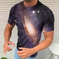 thumbnail image 4 of Penkiiy Galaxy Printed Shirt,Mens 3D Top Blouse Novelty Graphic Breathable Quick Dry Sleeveless Beach T-Shirt 2XL Multicolor, 4 of 6