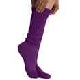 thumbnail image 7 of MDR Distributors MDR Women and Men Slouch Socks Extra TallExtra Heavy Cotton Socks Made in USA Size 9-11, Pack of 6 (6 Purple), 7 of 7