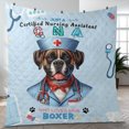 thumbnail image 4 of Just a Certified Nursing Assistant Cna Who Loves Her Boxer Quilt Blanket Boxers Dog Lover Gifts Idea Cozy Comforter Throw Blanket - 00003, 4 of 5