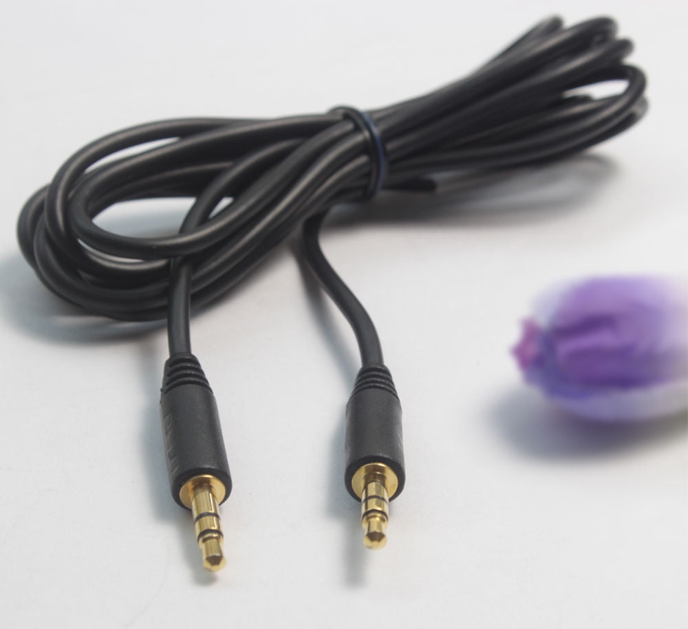 4 Ft SILVER PLATED 3.55 MM 1/8" Stereo AUX Auxiliary Cable for iPod MP3