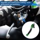 thumbnail image 3 of Palancas de freno y embrague cortas y largas para Kawasaki ZZR600 05-09, palanca de freno ajustable de motocicleta, aleación de aluminio, cabeza verde, mango negro, 3 of 6