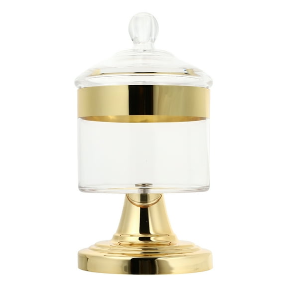 Sealed Lidded Jar Apothecary Jars Food Containers with Lids Mason Golden