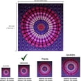 thumbnail image 2 of Gojian Turquoise Blue Tapestry- Best Mandala Wall Hanging- Bedding Tapestry For Bedroom Aesthetic, 2 of 6