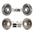 thumbnail image 1 of Transit Auto Front Rear Ceramic Pads and Disc Brake Rotors Kit for Car 2009 Mitsubishi Lancer Ralliart To 03 09 K8A-101678, 1 of 11