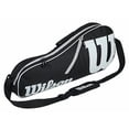Wilson Advantage II Triple Racket Bag - Holds up to 3 Rackets, Black ...