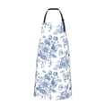 thumbnail image 3 of Cauagu Rose Flowers Aprons with Pockets,Waterproof Apron for Women,Kitchen Cooking Apron Adjustable Bib Aprons Chef Apron for Cooking,Drawing,Crafting, 3 of 8