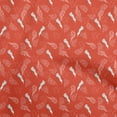 thumbnail image 1 of oneOone Cotton Cambric Red Fabric Tropical Sewing Craft Projects Fabric Prints By Yard 42 Inch Wide, 1 of 5