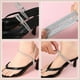 thumbnail image 5 of Wmhnj Taloneras elsticas para zapatos de mujer: correas antideslizantes, cierre de hebilla ajustable, circunferencia de 27 cm, plantillas reutilizables para tacones altos y sandalias., 5 of 8