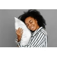 thumbnail image 6 of BLISSFORD Satin Pillowcase with Zipper, for Hair and Skin Care, Feels Soft and Cool Like a Silk Pillowcase, Satin Pillow Cases 2 Pack, Silk Pillow Cover, White - Standard Size, Set of 2, 6 of 7