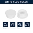 thumbnail image 2 of Uxcell 6Pcs Tapones de Agujeros Blancos, Tapón de Botón de Caucho Impermeable para Agujeros de 36mm / 1.4" Tapones de Sellado Redondos Flexibles, 2 of 6