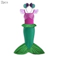 thumbnail image 3 of Disney-vestido de la Sirenita Ariel para niña, ropa de fiesta de carnaval, Cosplay, manga voladora, vestido de baile de cumpleaños, 2024, 3 of 4