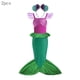 thumbnail image 3 of Disfraz de La Sirenita de Disney para niña, disfraz de princesa Ariel, manga voladora, fantasía, fiesta de carnaval, Cosplay, ropa para niños, 2024, 3 of 5