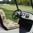 thumbnail image 6 of Pzuqiu Cowgirl Golf 2-Piece Golf Cart Seat Covers | Breathable Washable Universal Fit for Most 2-Seater Carts | Western Golf Lovers Gift, 6 of 10