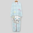 thumbnail image 6 of Cinnamoroll Unisex Onesie Pajamas Zipper Jumpsuit Hooded One Piece Sleepwear for Family Mens Womens, 6 of 8