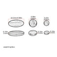 thumbnail image 1 of Pack of 9 Saxophone Key Buttons Acrylic Keys Saxophone Key Button Mini Soprano Alto Tenor Sax Inlays Musical Instruments Replacement Accessories Gifts, 1 of 7