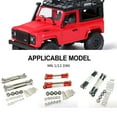 thumbnail image 2 of fastboy Wheelbase Steering Link Rod Set For 1/12 D90 MN-99 OFF-Road RC Car Accessories Black, 2 of 6