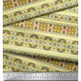 thumbnail image 2 of Tissu Imprimé à Rayures & Kaléidoscope Marocain 1 Yard 52 Inch Wide, 2 of 3