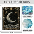thumbnail image 3 of Diamond Art Kit for Adults, Mystical Night Celestial Art Diamond Painting for Adults Beginners, 5D DIY Diamond Art Painting Kits, Colorful Diamond Painting Craft for Home Decor 12x16, 3 of 7