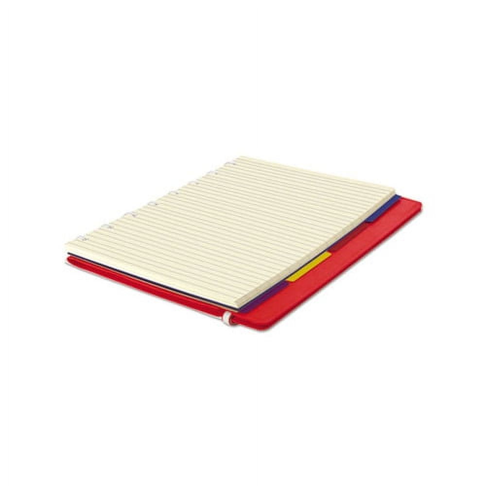 Notebook 1 Subject 1 Subject, Medium/College Rule, Red Cover, 8.25 x 5.81, 112 Sheets