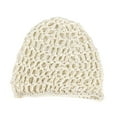 thumbnail image 6 of YIGSECU Openwork Brimless Hat Crochet Skull Cap Hollowout Knit Hat for Women Sleeping Wear, 6 of 13