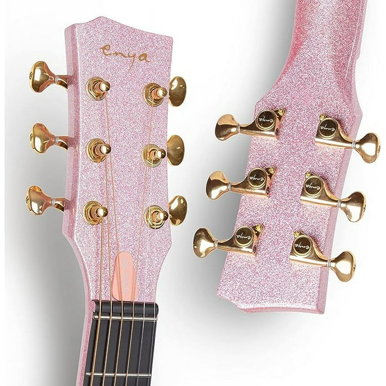 Enya NOVA Go SP1 Carbon Fiber Acoustic Electric Guitar, 35 Inch Travel Kit (Sparkling Pink) - Walmart.com Enya NOVA Go SP1 Carbon Fiber Acoustic Electric Guitar, 35 Inch Travel Kit (Sparkling Pink) - Walmart.com