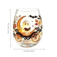 thumbnail image 4 of AuroraX Halloween Cups Plastic Witches Glass Coffee Cups with Lids,Clear Funny Personalized Gift for Halloween Holiday, 4 of 6