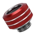 thumbnail image 2 of Hard Tube Fitting PC WATER CLLOING, Durable 2-Layer Sealing Ring Computer Water Cooling Adapter Brass For Home  For Computer For Rigid Tubes, 2 of 7