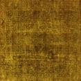 thumbnail image 1 of Ahgly Company Indoor Square Oriental Yellow Industrial Area Rugs, 4' Square, 1 of 4