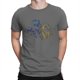 thumbnail image 5 of Camiseta Bangalter para hombre, de algodón, cuello redondo, banda de producción electrónica, manga corta, 5 of 7