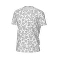 thumbnail image 6 of Wukai Snake Print Men's Short-Sleeved Mesh T-Shirt,Quick-Dry Short Sleeve Workout T-Shirt-Medium, 6 of 8